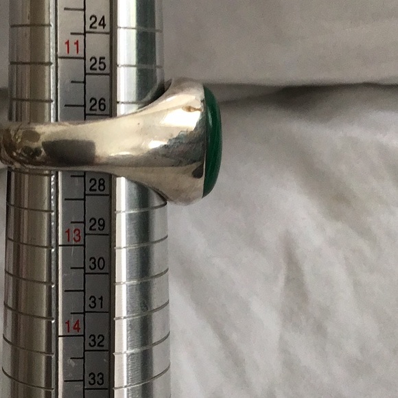 Men’s ring, malachite, 12 - Picture 3 of 3